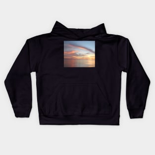 Pastel Gulf Coast Sunset Photo Kids Hoodie